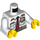 LEGO White Fire Chief Torso (76382 / 88585)