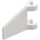 LEGO White Flag 2 x 2 Angled without Flared Edge (44676)