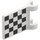 LEGO White Flag 2 x 2 with Chequered without Flared Edge (67116 / 100961)