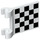 LEGO White Flag 2 x 2 with Chequered without Flared Edge (67116 / 100961)