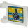 LEGO blanc Drapeau 2 x 2 avec Love Emoji et Main Autocollant sans bord évasé (2335)