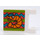LEGO Weiß Flagge 2 x 2 mit Orange Shrimp auf Both Sides Aufkleber ohne ausgestellten Rand (2335)