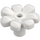 LEGO Weiß Blume mit Squared Blütenblätter (mit Verstärkung) (4367)