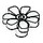 LEGO blanc Fleur avec Squared Pétales (avec renfort) (4367)