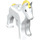 LEGO White Foal with Yellow Hair (67560)