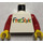 LEGO White Freestyle Torso (973)