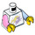 LEGO Blanco Chica con Unicorn Camisa Minifigura Torso (973 / 76382)