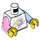 LEGO blanc Girl avec Unicorn Shirt Minifig Torse (973 / 76382)