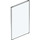 LEGO White Glass for Window 1 x 4 x 6 (35295 / 60803)