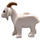 LEGO White Goat with Dark Tan Horns (105610)