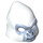 LEGO Weiß Gorilla Maske mit Sand Blau Gesicht und Fangs (13361 / 14049)