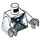 LEGO Blanco Grizzam Torso con Azul Chi (973 / 76382)