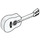 LEGO Vit Guitar med Silver Strings och Svart Tuning Knobs (25975 / 60411)