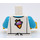 LEGO White Hai Minifig Torso (973 / 76382)