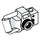 LEGO Weiß Handheld Kamera mit zentralem Sucher (4724 / 30089)
