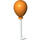 LEGO White Handle with Orange Balloon (35763)