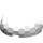 LEGO blanc Hemisphere 4 x 4 avec Ripples (30208 / 71967)