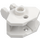 LEGO White Hinge 1 x 2 Locking with Towball Socket (30396 / 51482)