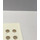 LEGO White Hinge 1 x 4 x 3.6 with Holes and 2 Fingers (30625)