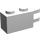 LEGO blanc Charnière Brique 1 x 2 Verrouillage avec Dual Finger sur Fin Horizontal (30540 / 54672)