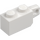 LEGO White Hinge Brick 1 x 2 Locking with Single Finger (Vertical) On End (30364 / 51478)