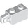 LEGO White Hinge Brick 1 x 2 Locking with Single Finger (Vertical) On End (30364 / 51478)