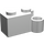 LEGO blanc Charnière Brique 1 x 4 Base (3831)