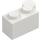 LEGO White Hinge Brick 1 x 4 Top (3830 / 65122)