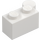 LEGO White Hinge Brick 1 x 4 Top (3830 / 65122)