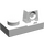 LEGO blanc Charnière assiette 1 x 2 Verrouillage avec Single Finger sur Haut (30383 / 53922)