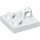 LEGO White Hinge Plate 2 x 2 with 1 Locking Finger on Top (53968 / 92582)
