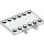 LEGO White Hinge Plate 4 x 6 (65133)