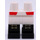 LEGO Weiß Hüften und Beine mit Schwarz Boots mit Gold Shoelace (73200)