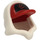LEGO Weiß Kapuze mit rot Hut (56053)