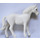 LEGO White Horse (Belville) with Black Rimmed Eyes with White and Dark Orange Irises Pattern (6171 / 75297)