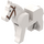 LEGO White Horse with Black Eyes and Dark Orange Bridle (75998)