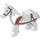 LEGO White Horse with Harness and Tassles (75998)