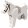 LEGO White Horse with Moveable Head with Dark Orange Bridle (73392 / 75998)