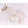 LEGO White Horse with Moveable Head with Dark Orange Bridle (73392 / 75998)
