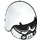 LEGO White Imperial Cadet Helmet with Black Goggles (18291)