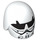 LEGO Wit Imperial Cadet Helm met Zwart Goggles (18291)