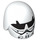 LEGO White Imperial Cadet Helmet with Black Goggles (18291)