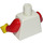 LEGO White Imperial Guard Torso with Red Arms and Yellow hands (973)