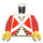 LEGO White Imperial Guard Torso with Red Arms and Yellow hands (973)