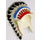 LEGO Weiß Indian Headdress mit Colored Feathers (30138)