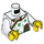 LEGO White Ivy Walker Minifig Torso (973 / 76382)