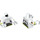 LEGO White Izzy Hawthorne Minifig Torso (973 / 76382)