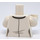 LEGO White Joker Minifig Torso (973 / 76382)