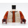 LEGO Blanc Kabe Torse avec Orange Sombre Bras (973 / 76382)