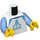 LEGO Weiß Kid mit Atari Logo oben Minifig Torso (973 / 76382)